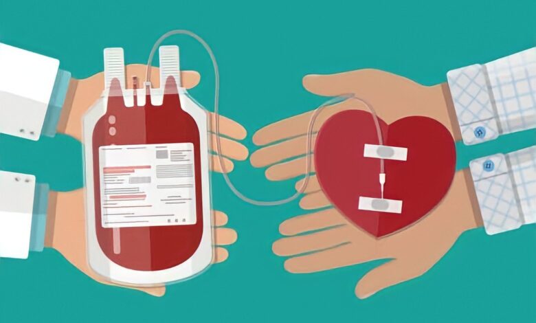 المتبرعين بالدم التبرع بالدم