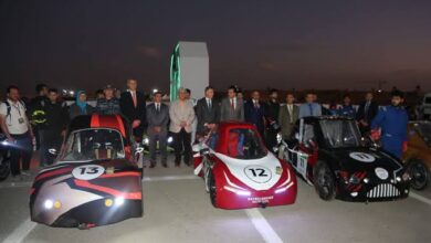 صورة انطلاق فعاليات الموسم الرابع لرالي السيارات الكهربائية بمشاركة 22 فريقاً مصرياً