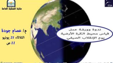 صورة “قياس محيط الكرة الأرضية” ورشة عمل في مكتبة المستقبل.. غداً