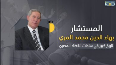 صورة فيديو.. المستشار بهاء الدين محمد المري.. تاريخ كبير في ساحات القضاء المصري