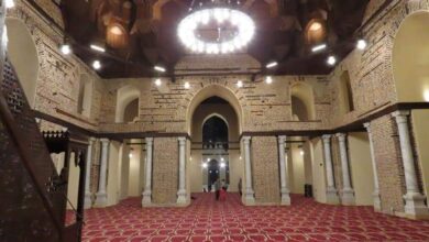 صورة افتتاح مسجد الظاهر بيبرس بعد الانتهاء من مشروع ترميمه