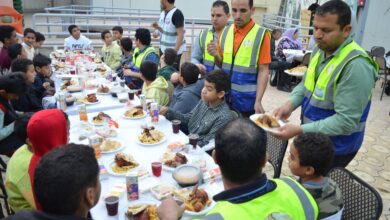 صورة حفل إفطار لـ 100 طفل وطفلة من الأيتام في مكتبة مصر الجديدة للطفل